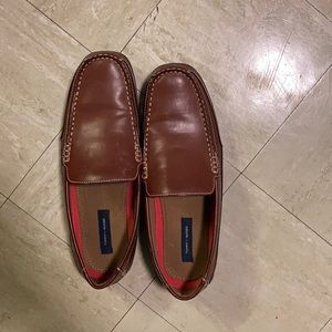 Tommy Hilfiger leather boat shoes